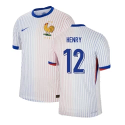 Thierry Henry #12 Nogometni Dresovi Francuska UEFA Euro 2024 Gostujući Dres Muški