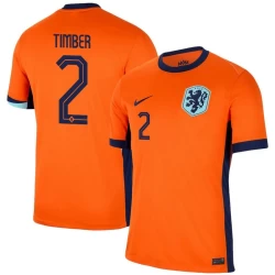 Timber #2 Nogometni Dresovi Nizozemska UEFA Euro 2024 Domaći Dres Muški