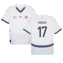Vargas #17 Nogometni Dresovi Švicarska UEFA Euro 2024 Gostujući Dres Muški