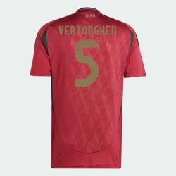 Vertonghen #5 Nogometni Dresovi Belgija UEFA Euro 2024 Domaći Dres Muški