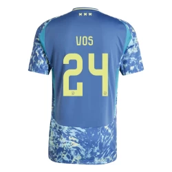 Vos #24 Nogometni Dresovi AFC Ajax Amsterdam 2024-25 Gostujući Dres Muški