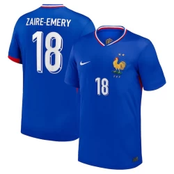 Zaire-emery #18 Nogometni Dresovi Francuska UEFA Euro 2024 Domaći Dres Muški