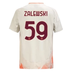 Zalewski #59 Nogometni Dresovi AS Roma 2024-25 Gostujući Dres Muški