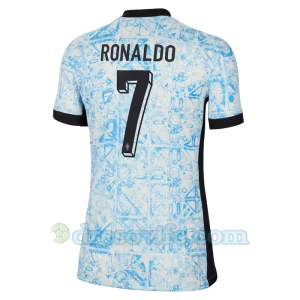 Ženski Cristiano Ronaldo #7 Nogometni Dresovi Portugal UEFA Euro 2024 Gostujući Dres