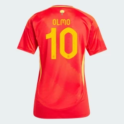 Ženski Dani Olmo #10 Nogometni Dresovi Španjolska UEFA Euro 2024 Domaći Dres