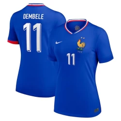 Ženski Dembele #11 Nogometni Dresovi Francuska UEFA Euro 2024 Domaći Dres