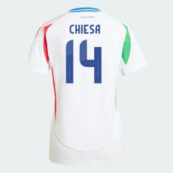 Ženski Federico Chiesa #14 Nogometni Dresovi Italija UEFA Euro 2024 Gostujući Dres