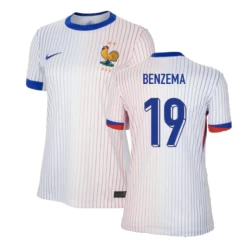 Ženski Karim Benzema #19 Nogometni Dresovi Francuska UEFA Euro 2024 Gostujući Dres