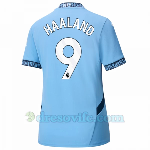 Ženski Nogometni Dresovi Manchester City Erling Haaland #9 2024-25 Domaći Dres