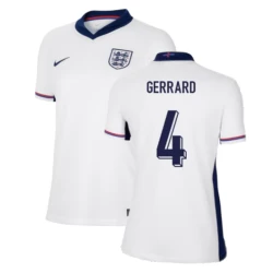 Ženski Steven Gerrard #4 Nogometni Dresovi Engleska UEFA Euro 2024 Domaći Dres