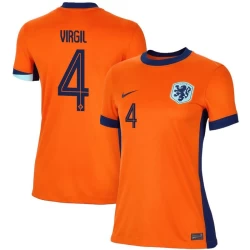 Ženski Virgil van Dijk #4 Nogometni Dresovi Nizozemska UEFA Euro 2024 Domaći Dres