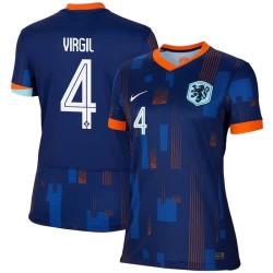 Ženski Virgil van Dijk #4 Nogometni Dresovi Nizozemska UEFA Euro 2024 Gostujući Dres