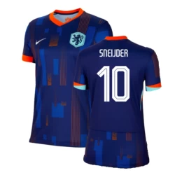 Ženski Wesley Sneijder #10 Nogometni Dresovi Nizozemska UEFA Euro 2024 Gostujući Dres