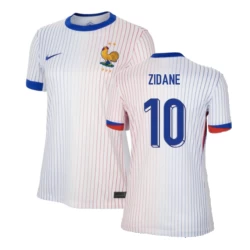 Ženski Zinédine Zidane #10 Nogometni Dresovi Francuska UEFA Euro 2024 Gostujući Dres